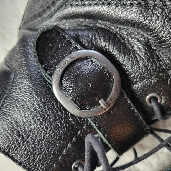 Fly London Yezi Leather Ankle Boots Women's 41 / US 10 Black - Picture 6 of 12